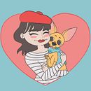 Diseño de personaje.. Un progetto di Character design, Illustrazione tradizionale, Illustrazione digitale, Illustrazione vettoriale e Social media di Idaly Guerrero - 01.03.2019