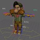 Meu projeto final do curso de Rigging. Un progetto di 3D, Animazione 3D, Animazione di personaggi e Rigging di Alisson A. Cavalheiro Perin - 12.06.2019