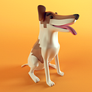 Perrito píxel. 3D, 3D Animation, Character Animation, Creativit, To, Design, Character Design, 3D Character Design, and 3D Modeling project by Mar Paz - 06.14.2019