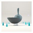 pequeños amigos. Un proyecto de 3D, Animación 3D, Diseño de personajes y Diseño de personajes 3D de María Luquero - 13.10.2019