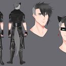 Comision rediseño de personaje. Design de personagens e Ilustração digital projeto de Ale Cerecedo - 14.06.2019