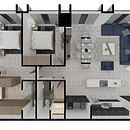 interiorismo . 3D, Arquitetura, Arquitetura de interiores, e Decoração de interiores projeto de jose sosa - 17.06.2019