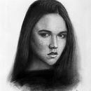 "Ayleen" Retrato realista. Pencil Drawing, Portrait Drawing, Realistic Drawing, and Traditional illustration project by Javier Ortiz - 06.17.2019