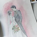 Amour Aquarelle. Drawing, Artistic Drawing, Traditional illustration, and Watercolor Painting project by Valentina Parietti - 06.18.2019