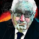 Ilustración de Henry Kissinger para The Washington Post. Un proyecto de Ilustración tradicional de Alvaro Tapia Hidalgo - 07.09.2014
