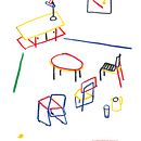 TODO EN SU SITIO. Un projet de Beaux Arts, Dessin, Dessin artistique, Design , Design d'intérieur et Illustration traditionnelle de Elena López Lanzarote - 21.06.2019