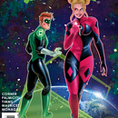 Harley and Green Lantern. Traditional illustration project by Àlex Monagas - 06.21.2019