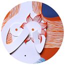 Sara, la sirena. Traditional illustration, and Paper Craft project by Aida Alonso - 06.21.2019