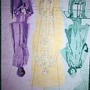 Glass movie poster with coloured pens. Un proyecto de Dibujo y Pintura de Erika Portillo - 26.01.2019