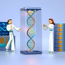 Medical Research. 3D, Design de personagens 3D, Design editorial e Ilustração tradicional projeto de Daniel Dominguez - 28.06.2019