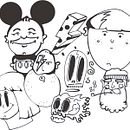 COLLAGE DE PERSONAJES. Collage, Pencil Drawing, and Vector Illustration project by Adrián Firpo - 07.03.2019