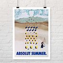 Absolut Summer. Un proyecto de Creatividad, Dirección de arte, Diseño, Diseño de carteles, Diseño gráfico y Fotografía de Jacobo Gutiérrez Sánchez - 03.06.2019