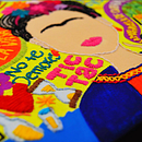 Homenaje a Frida Kahlo. Graphic Design, Traditional illustration, and Painting project by alevalee - 07.08.2019
