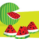 Pattern Watermelon. Un proyecto de  de Antonio Domínguez - 08.07.2019