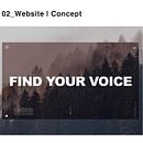 02_Website | Concept . UX / UI project by Samuel Castillo - 07.08.2019