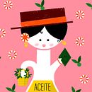 Olive Oil - Vintage Illustration. Br, ing, Identit, Graphic Design, and Traditional illustration project by Inés Marco Aguilar - 07.09.2019