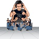 THE FLOOR IS FLAVA VOL.2. Un projet de Illustration traditionnelle et Illustration numérique de Leandro López - 20.05.2019