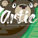 Diseño textil. Projekt z dziedziny  R, sunek, Trad, c, jna ilustracja, Projektowanie produktowe i Projektowanie ubrań użytkownika Artic - 16.07.2019