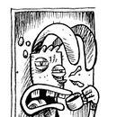 Conejito sucio. Comic, and Traditional illustration project by Izidro Santos - 07.17.2019