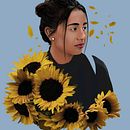 Retrato. Projekt z dziedziny Portret, Trad, c, jna ilustracja, Ilustracja c, frowa i Instagram użytkownika Kevin C. Sepúlveda Márquez - 18.07.2019