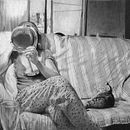 Celeste y Gala. Ilustração tradicional projeto de Omar Méndez Orons - 19.05.2019