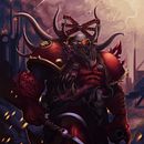 Campeón de Khorne. Un projet de Art conceptuel, Conception de personnages, Illustration traditionnelle et Illustration numérique de Ricardo López - 25.07.2019