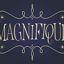 Magnifique (Lettering). Graphic Design, and Lettering project by Rafael Jordán Oliver - 07.28.2019