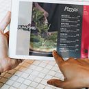 Menú digital para pizzería. Projekt z dziedziny Projektowanie graficzne użytkownika Noelia Vannelli - 28.03.2019