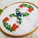 Mi Proyecto del curso: Técnicas básicas de bordado: puntadas, composiciones y gamas cromáticas. Embroider project by Kathya Hellen Salas Rodriguez - 07.29.2019