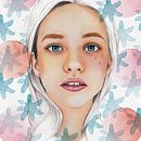 Stars. Drawing, Pencil Drawing, Artistic Drawing, Portrait Drawing, Realistic Drawing, Traditional illustration, Digital Illustration, Painting, and Watercolor Painting project by Andrea Bäbler - 08.04.2019