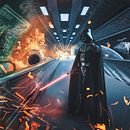 Sith Lord Proyecto del curso: Retoque fotográfico y efectos visuales con Photoshop. Concept Art, Photograph, Studio Photograph, Digital Photograph, Photograph, and Post-production project by Moy Davnez - 08.05.2019