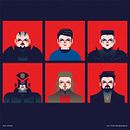 Karl Urban Roles Geometric. Un projet de Conception de personnages et Illustration numérique de leo_yoshida - 13.08.2019