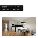 Diseño 3D de una casa unifamiliar . 3D, Arsitektur Interior, Dekorasi, Desain, Dan Desain Interior proyek oleh Andrea Sueiro Mohorte - 08.16.2019