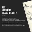 My Personal Brand Identity. Design, Logo Design, T, and pograph project by André Filipe Dos Santos - 04.16.2019