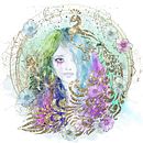 Retratos de hadas. Un projet de Collage, Conception d'affiches , et Aquarelle de Marina Bp - 17.08.2019