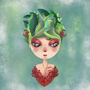Mermaid. Ilustração digital projeto de maria-jose-garcia - 30.08.2019