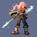 Char design. Projekt z dziedziny  Animacja, Komiks i Concept art użytkownika Adriana Rojas Romo - 20.08.2019