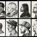 Los más buscados, grafito-papel, (serie mini retratos). Un proyecto de Dibujo a lápiz de José Maria Torrado Garcia - 23.08.2019