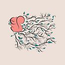 Bunny & the squirrel. Un proyecto de Dibujo, Ilustración tradicional, Ilustración digital e Ilustración infantil de Carolina García Ávila - 04.05.2017