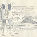 Dibujos en el bloc del verano. Un proyecto de Dibujo e Ilustración tradicional de AlexF - 30.08.2019
