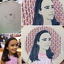 Mi Proyecto del curso: Creación de retratos bordados . % Vidina Yánez tarafından hazırlanan Nakış projesi - 08.31.2019