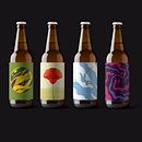 BANDIT BREWERY LABELS 2019-2020. Design gráfico, Ilustração tradicional, Packaging e Ilustração digital projeto de Aurélien Vervaeke - 02.09.2020
