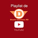 playlist de Diseño tutoriales RD. Design project by Moises Mota Joga - 09.03.2019