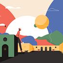 Tarde Cotidiana / MIBICI. Un progetto di Illustrazione digitale di Daniel Meza - 07.09.2019
