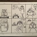 Cómic mudo: mi hijo adolescente. Projekt z dziedziny Komiks użytkownika Cati Coll Diaz - 07.09.2019