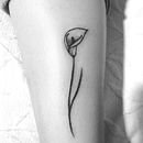 dos primeros tatuajes florales. Un proyecto de Diseño de tatuajes de mszanartu - 08.09.2019