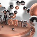 Balloons 3D. 3D, Criatividade, Design, Design gráfico, Modelagem 3D, e Tipografia projeto de Beatriz Pérez Matellanes - 09.09.2019