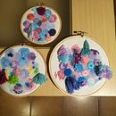 Mi Proyecto del curso: Técnicas básicas de bordado y acuarela. Arts, Crafts, Embroider, and Watercolor Painting project by Anabel Fn - 09.13.2019