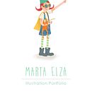 Portafolio PDF Marta Elza. Un projet de Illustration traditionnelle, Illustration numérique et Illustration jeunesse de Marta Elza - 10.09.2019