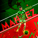 Riyad Mahrez. Un proyecto de Concept Art, Creatividad, Diseño, Diseño gráfico y Retoque fotográfico de Nicolás Varas - 11.09.2019